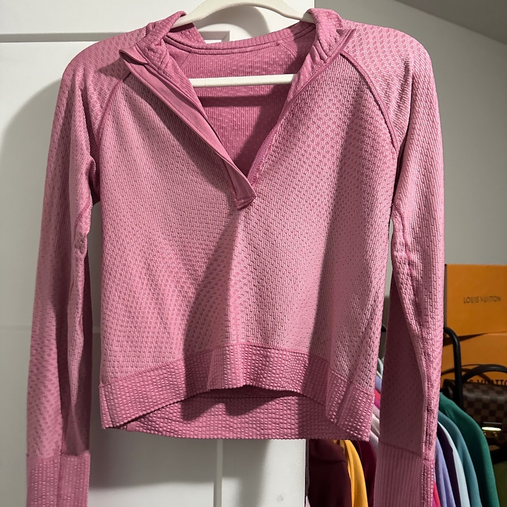 Womens Lululemon Long Sleeve Half Zip